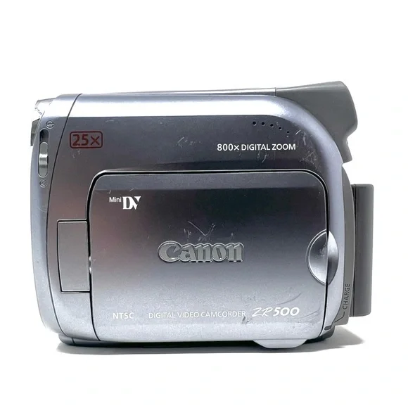 Canon ZR500 MiniDV Digital Video Camcorder Transfer Camera AS IS For Repair READ - Picture 3 of 13